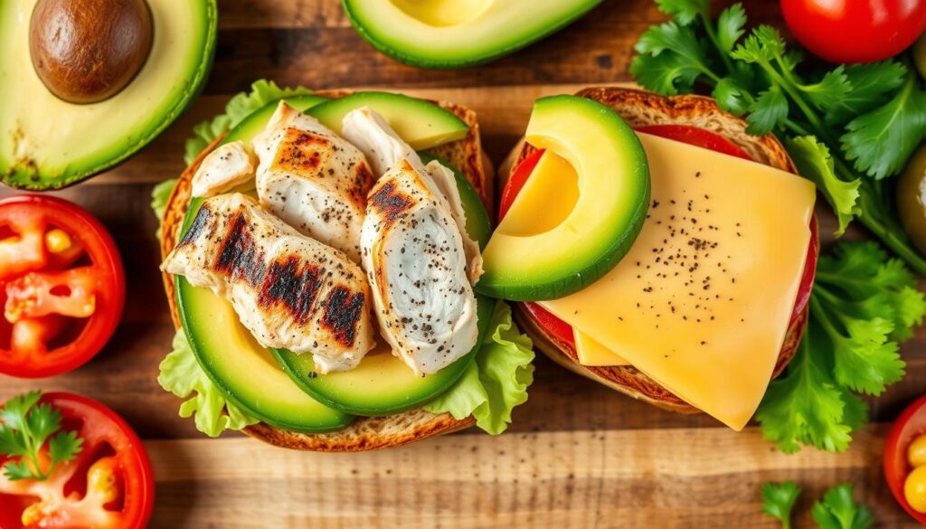 California-Style Chicken Avocado Melt Sandwich Ingredients California-Style Chicken Avocado Melt Sandwich Ingredients