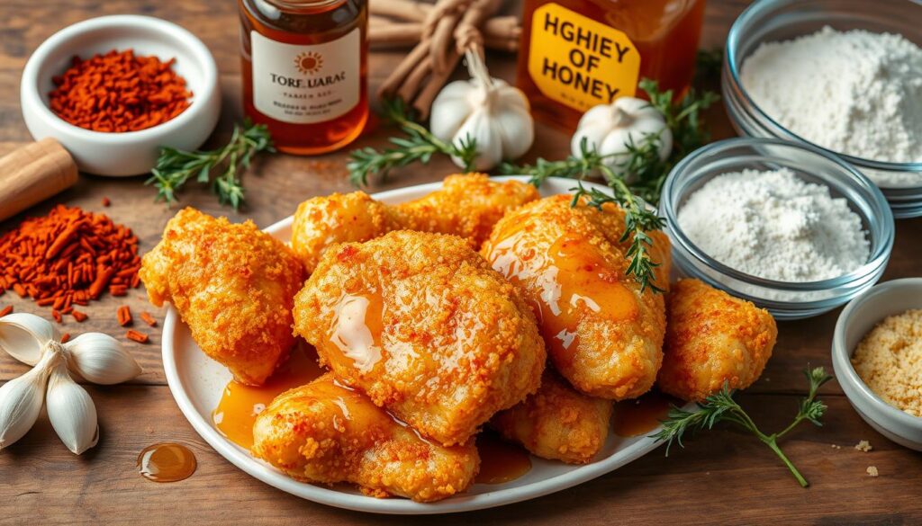 Crispy Hot Honey Chicken Ingredients