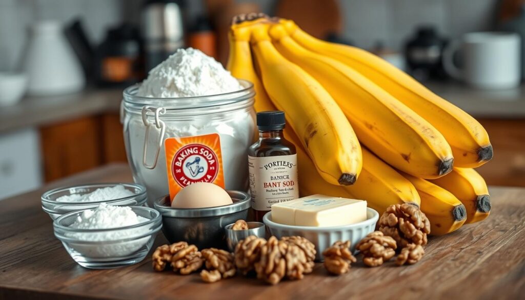 Moist Banana Bread Ingredients