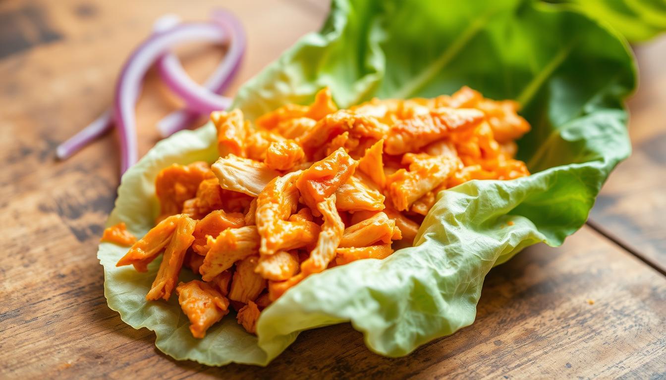 Buffalo Chicken Lettuce Wrap