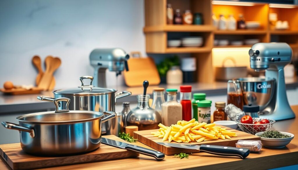 Kitchen Equipment for Bowtie Pasta Beef Recipe