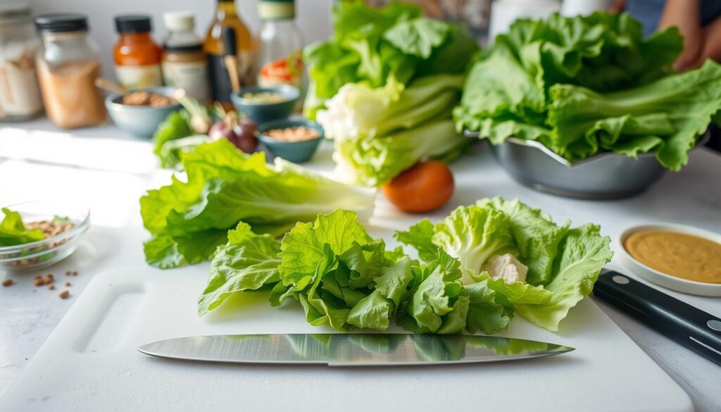 Lettuce Wraps Preparation Lettuce Wraps Preparation