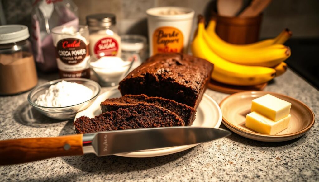 chocolate banana bread preparation chocolate banana bread preparation